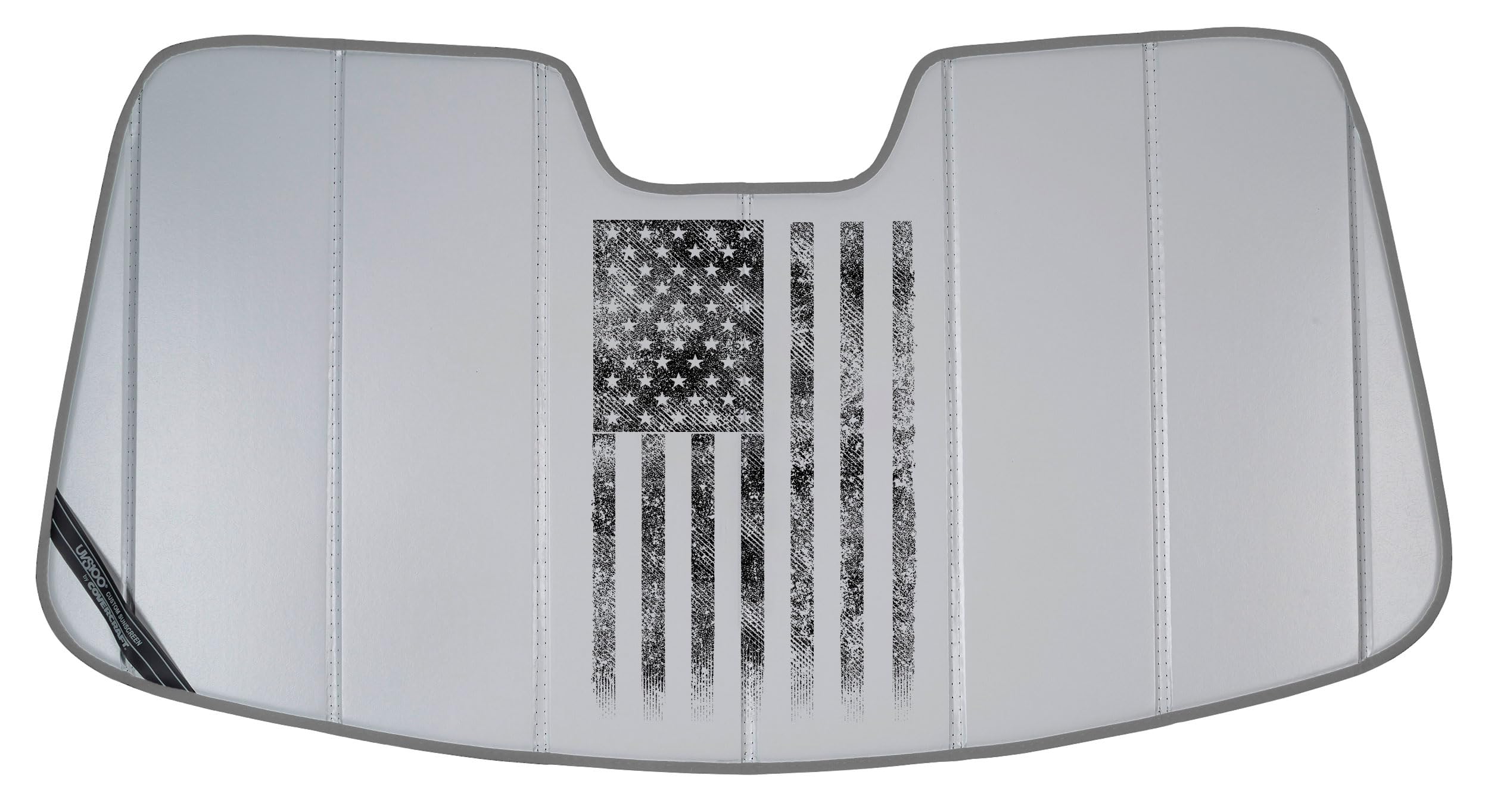 Covercraft American Flag UVS100 Original Custom Windshield Sunscreen for 2019-2025 Honda Passport, 2017-2026 Ridgeline, 2016-2022 Pilot