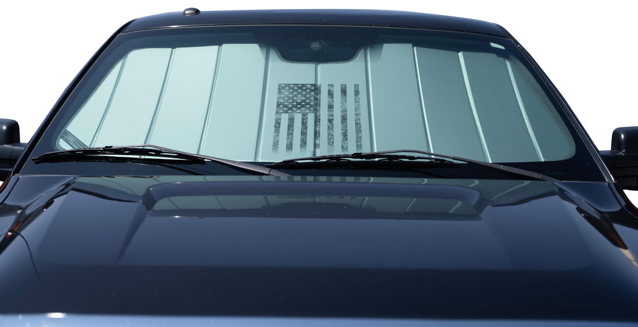 Covercraft American Flag UVS100 Original Custom Windshield Sunscreen for 2019-2025 Honda Passport, 2017-2026 Ridgeline, 2016-2022 Pilot - Image 2