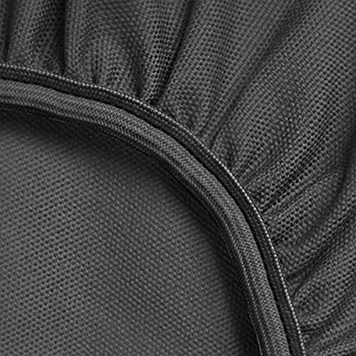 Covercraft Carhartt SeatSaver Custom Seat Covers | Fits 2019-2025 Silverado/Sierra 1500/2500/3500 Crew Cab & Double Cab | 2nd Row 60/40 Bench Seat, Duck Weave Gravel - Image 6