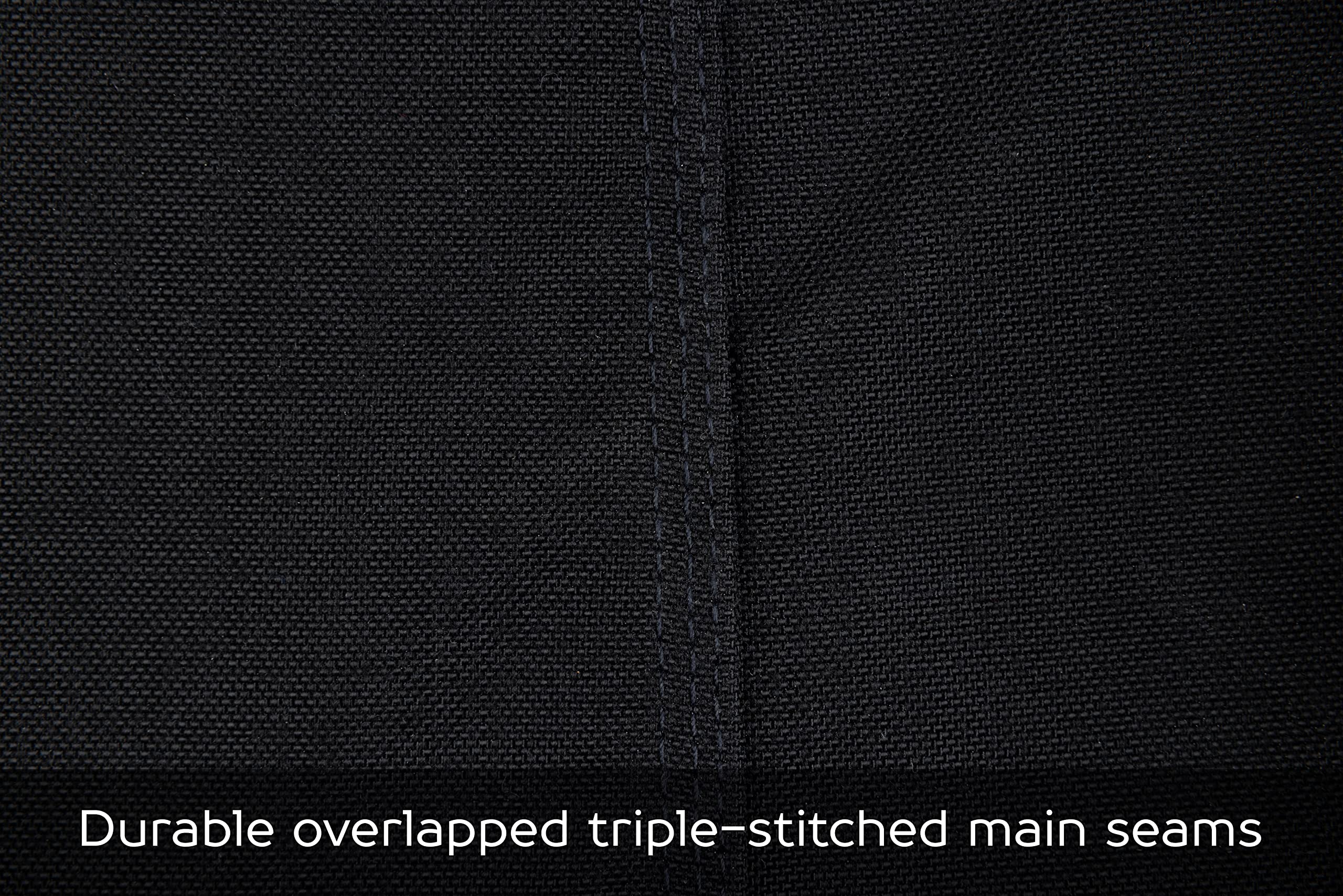 Covercraft Carhartt Super Dux SeatSaver Custom Seat Covers | Fits 2019-2025 Silverado/Sierra 1500/2500/3500 Crew Cab & Double Cab | 2nd Row 60/40 Bench Seat, Super Dux Black - Image 4