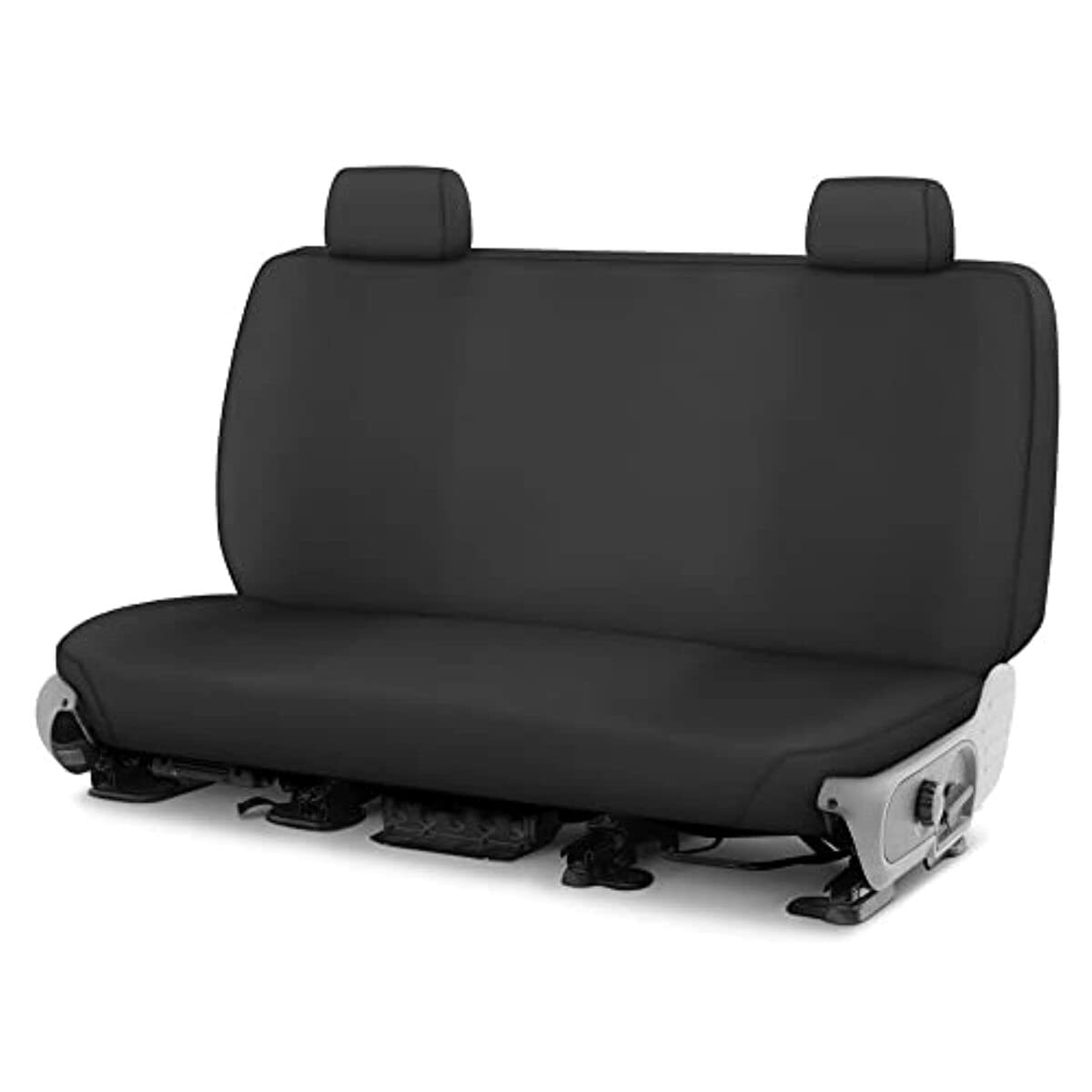 Covercraft Endura Waterproof SeatSaver Custom Seat Covers | Fits 2011-2024 Ram 1500 (19-24 Classic) & 2011-2024 Ram 2500/3500 Crew/Quad Cab | 2nd Row Solid Bench Seat, Grey - Image 3