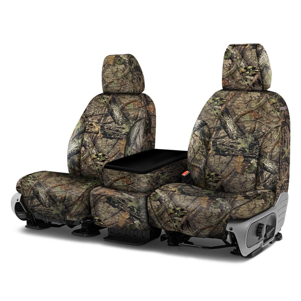 Covercraft Mossy Oak Camo Carhartt SeatSaver Custom Seat Covers | Fits 2000-2004 Toyota Tacoma | 1st Row Bucket Seats, Break-Up Country