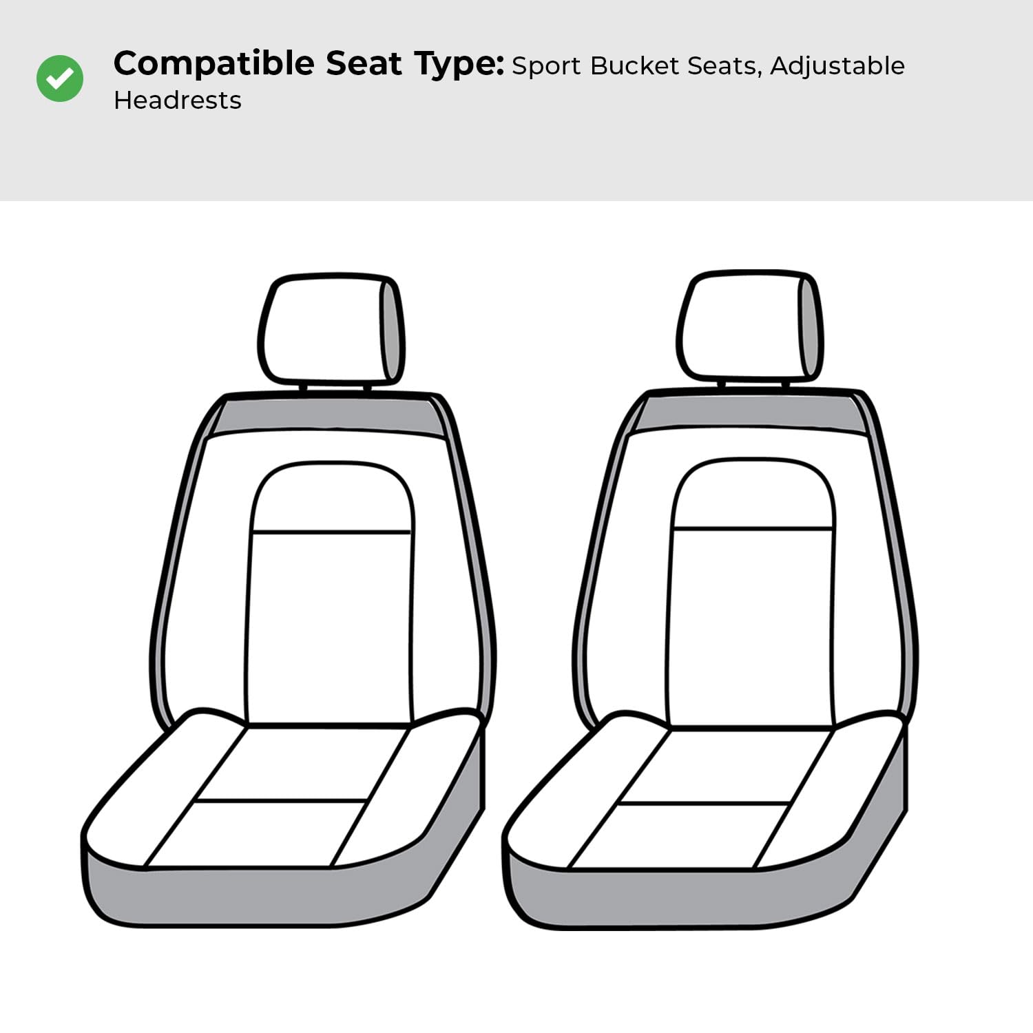 Covercraft Polycotton Custom Seat Covers | Fits 2023-2024 Ford F-150 (Excludes Raptor) | 1st Row Bucket Seats, Tan - Image 6