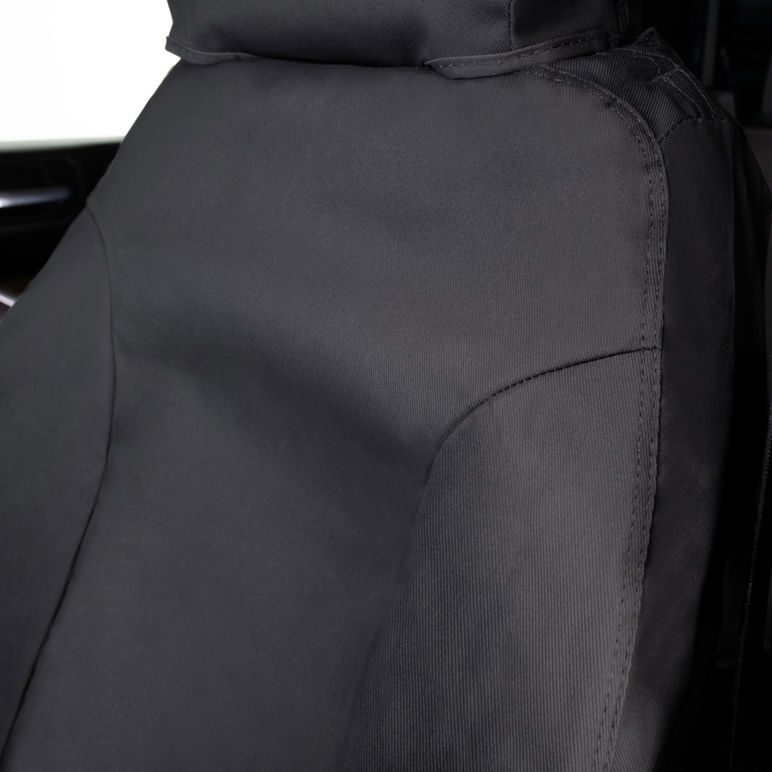 Covercraft Polycotton Custom Seat Covers | Fits 2022-2025 Nissan Pathfinder | 3rd Row 60/40 Bench Seat, Charcoal - Image 4