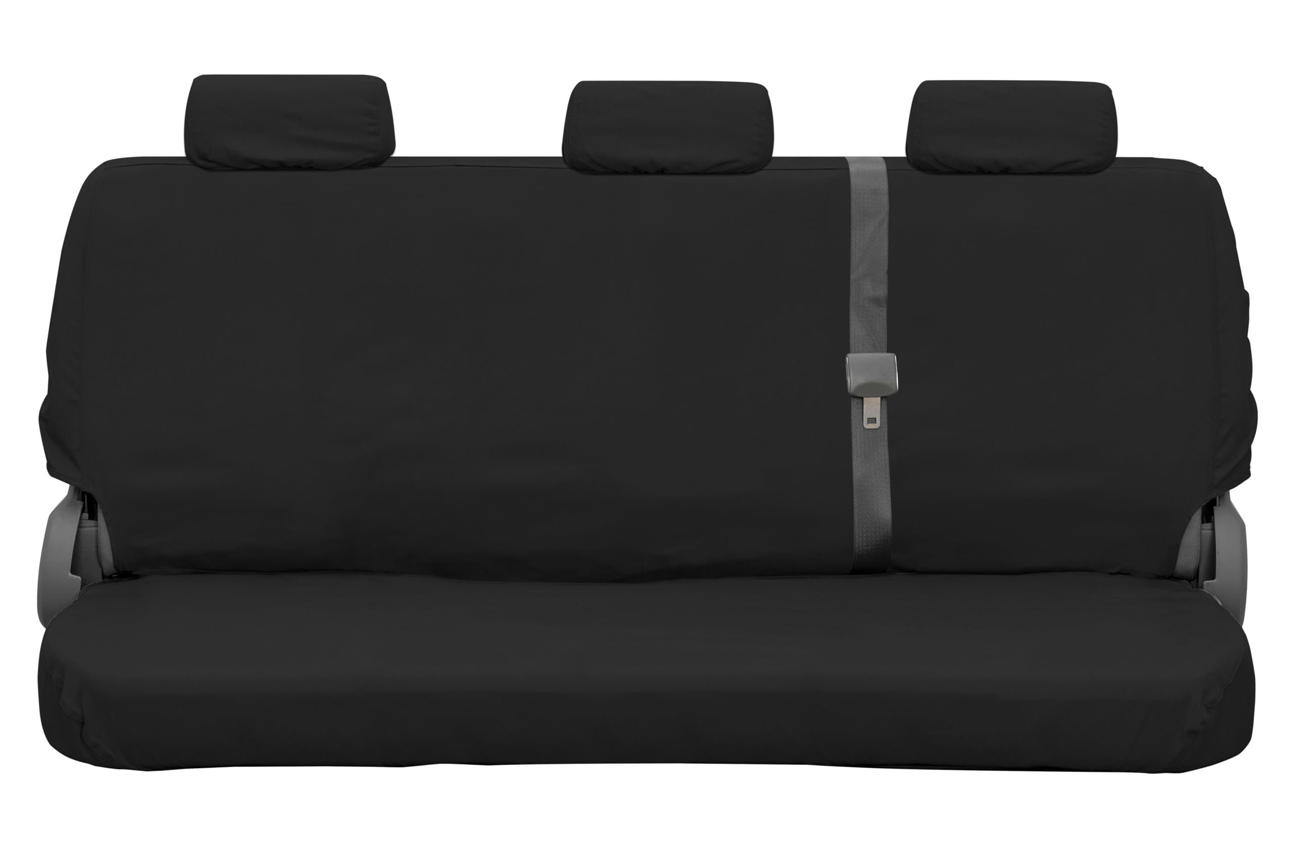 Covercraft Polycotton Custom Seat Covers | Fits 2024-2025 Ford Ranger (Excludes Raptor) | 2nd Row Solid Bench Seat, Charcoal