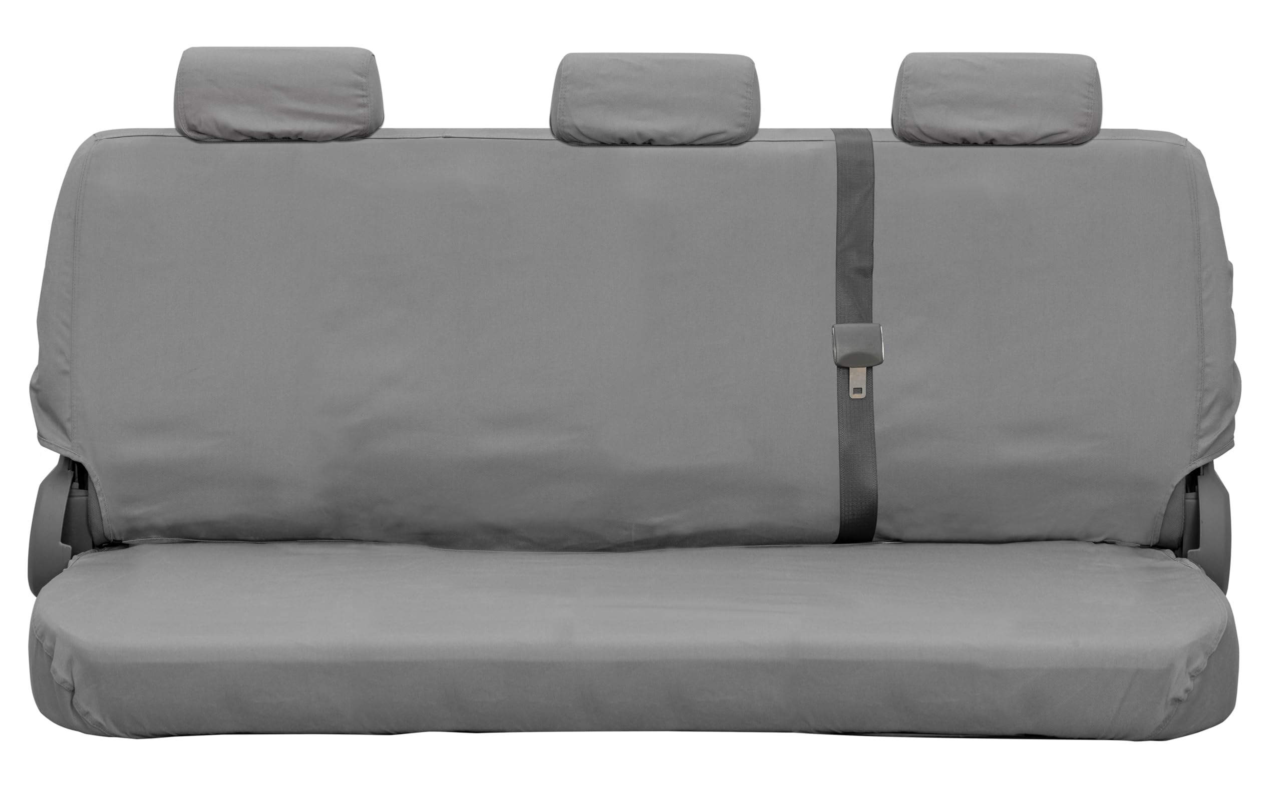 Covercraft Polycotton Custom Seat Covers | Fits 2024-2025 Ford Ranger (Excludes Raptor) | 2nd Row Solid Bench Seat, Grey