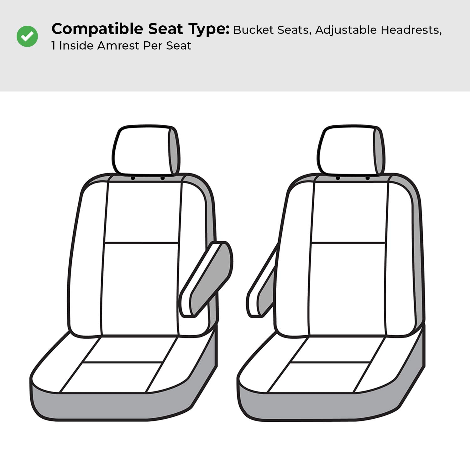 Covercraft Polycotton Custom Seat Covers | Fits 2024 Ford Expedition & Expedition Max | 2nd Row Bucket Seats, Tan - Image 6