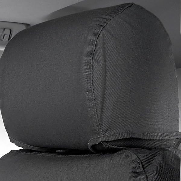 Covercraft Polycotton SeatSaver Custom Seat Covers | Fits 2010-2015 Mercedes-Benz Sprinter 2500/3500 | 1st Row Bucket Seats, Charcoal - Image 9